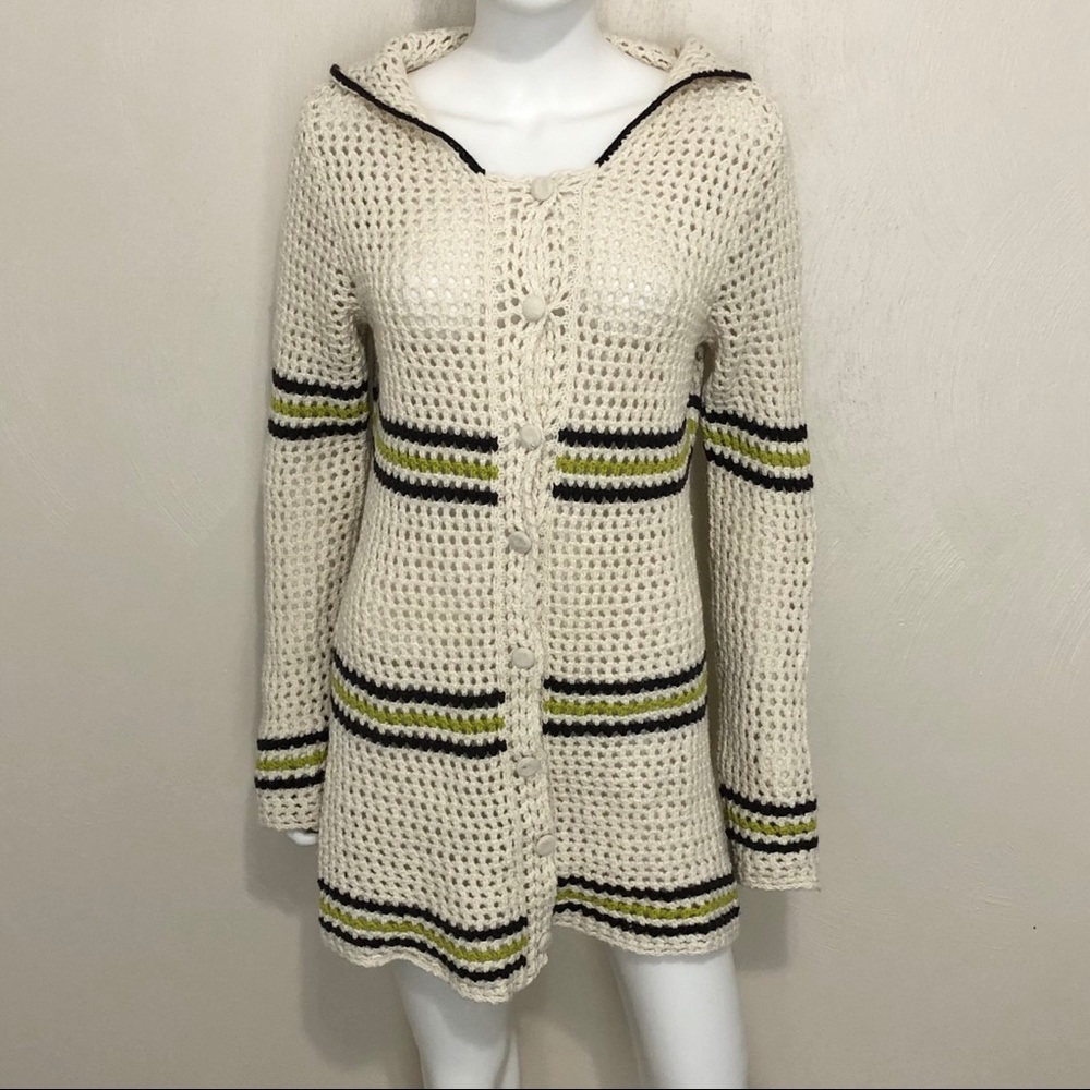 Banana Crochet Cardigan